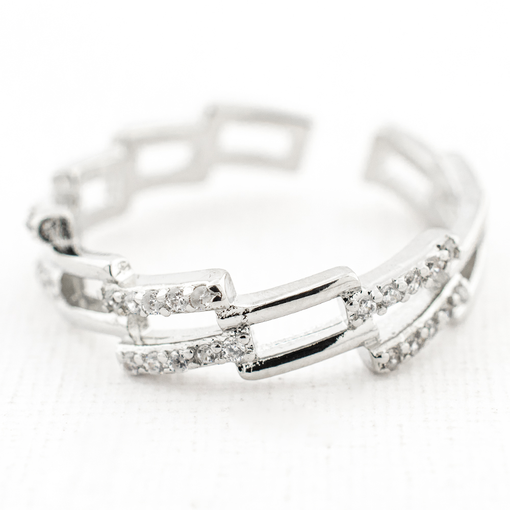 ANILLO  RODIO GOLDEN ROD