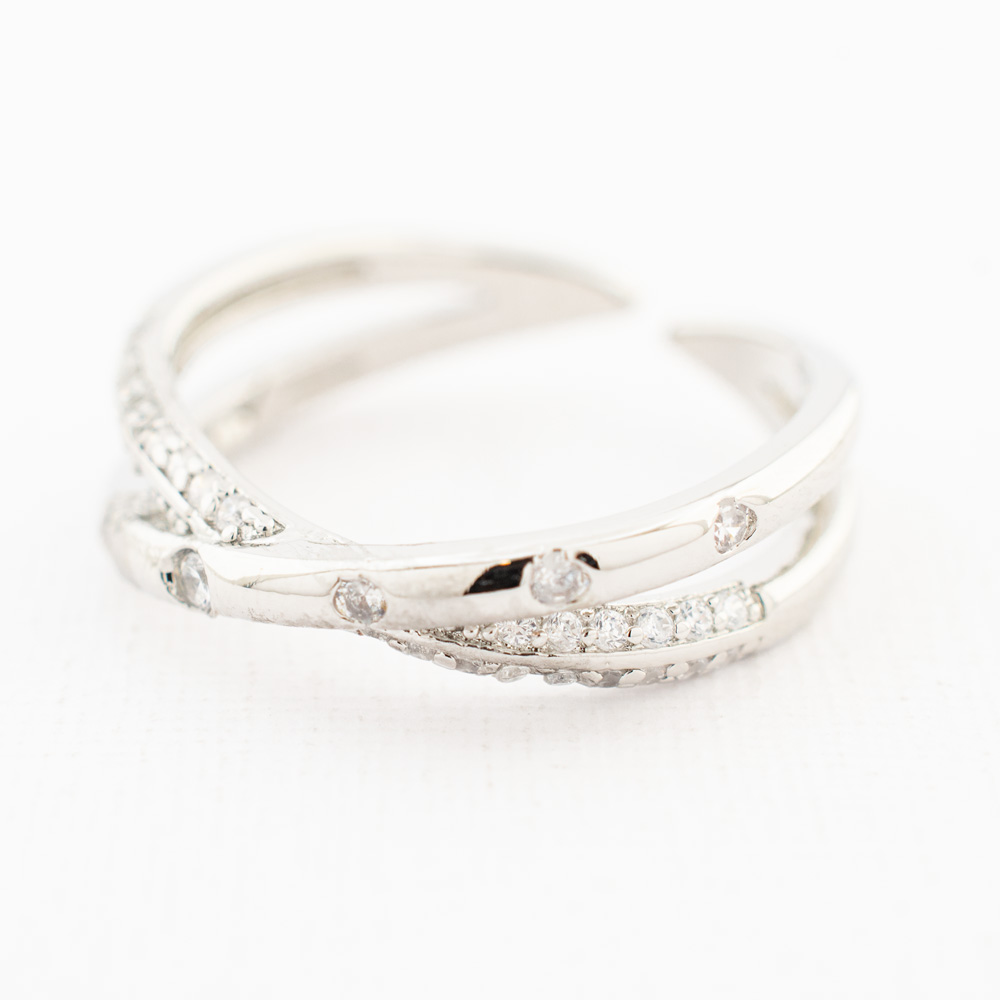 ANILLO  RODIO GOLDEN ROD