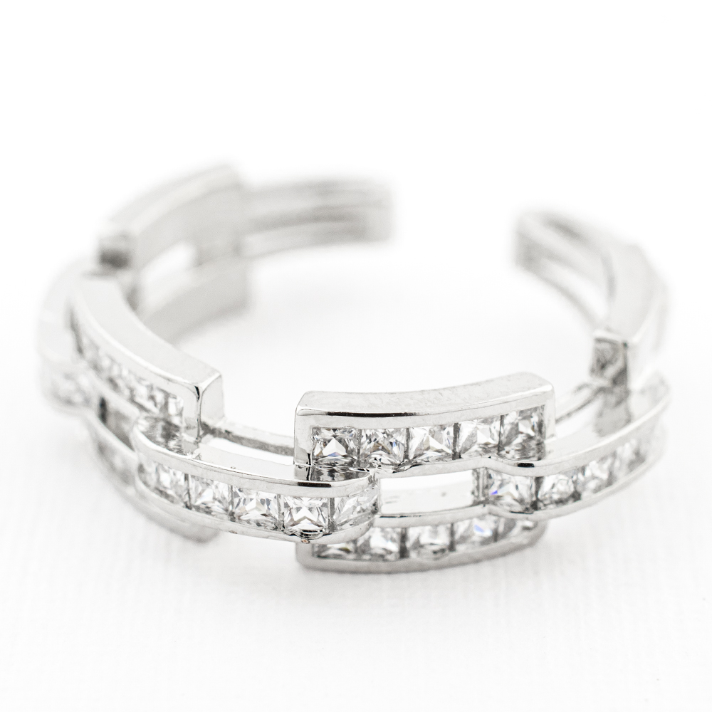 ANILLO  RODIO GOLDEN ROD