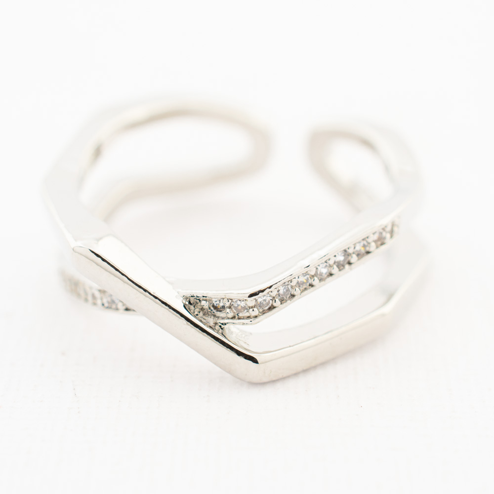 ANILLO  RODIO GOLDEN ROD