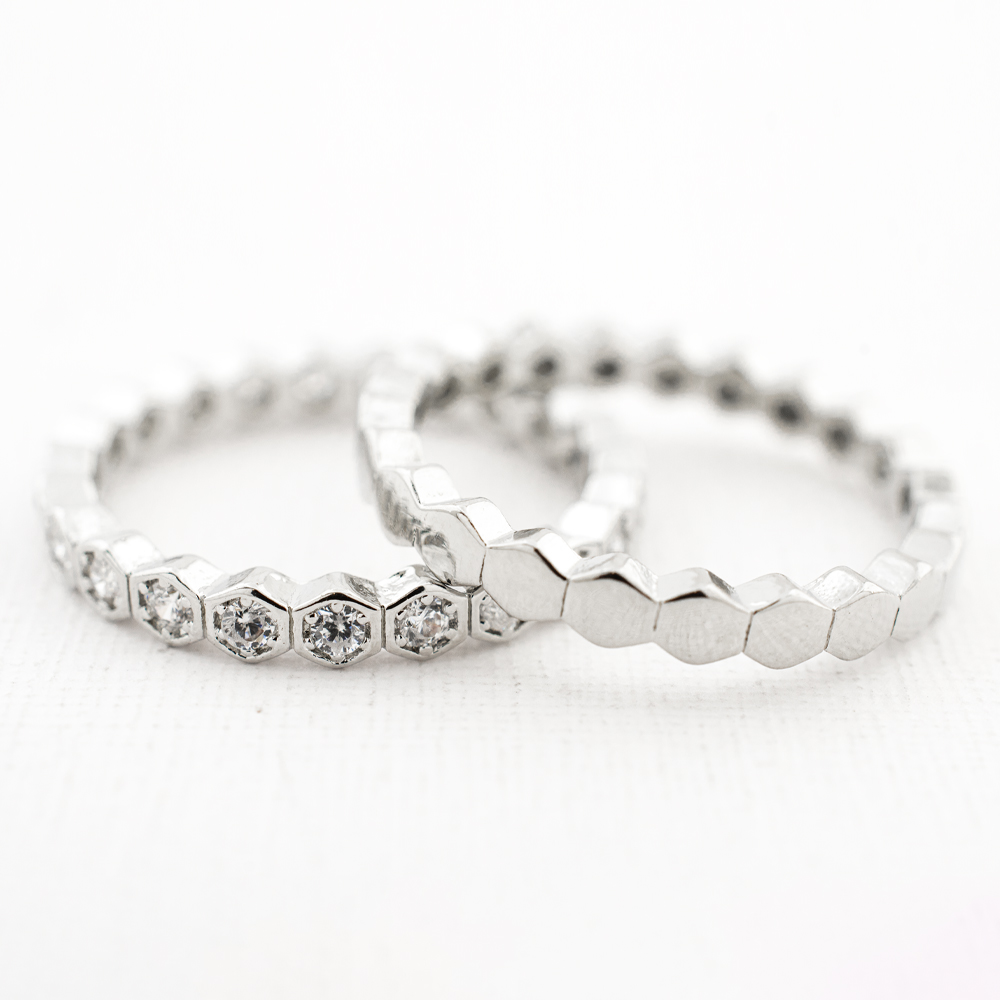 ANILLO  RODIO GOLDEN ROD