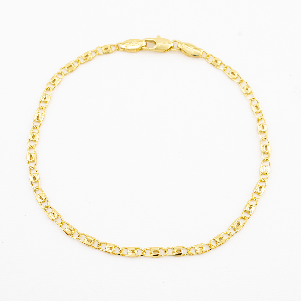 PULSERA CHAPA GOLDEN CASTING