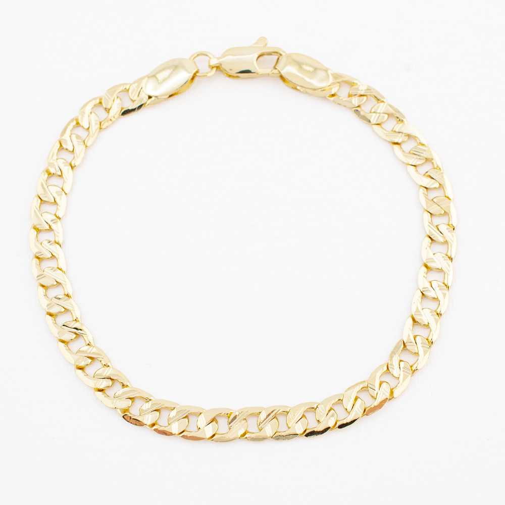 PULSERA CHAPA GOLDEN CASTING