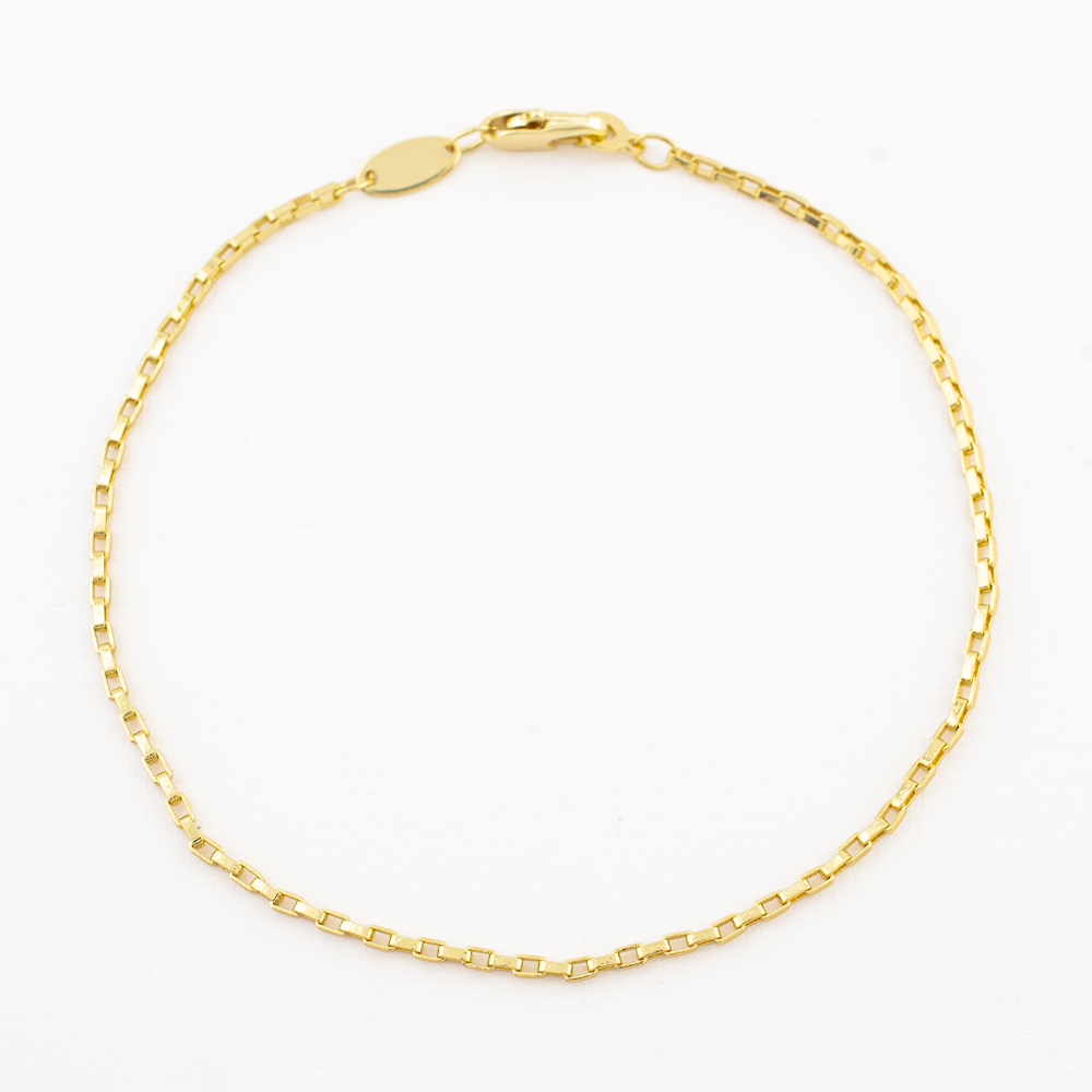 PULSERA CHAPA GOLDEN CASTING