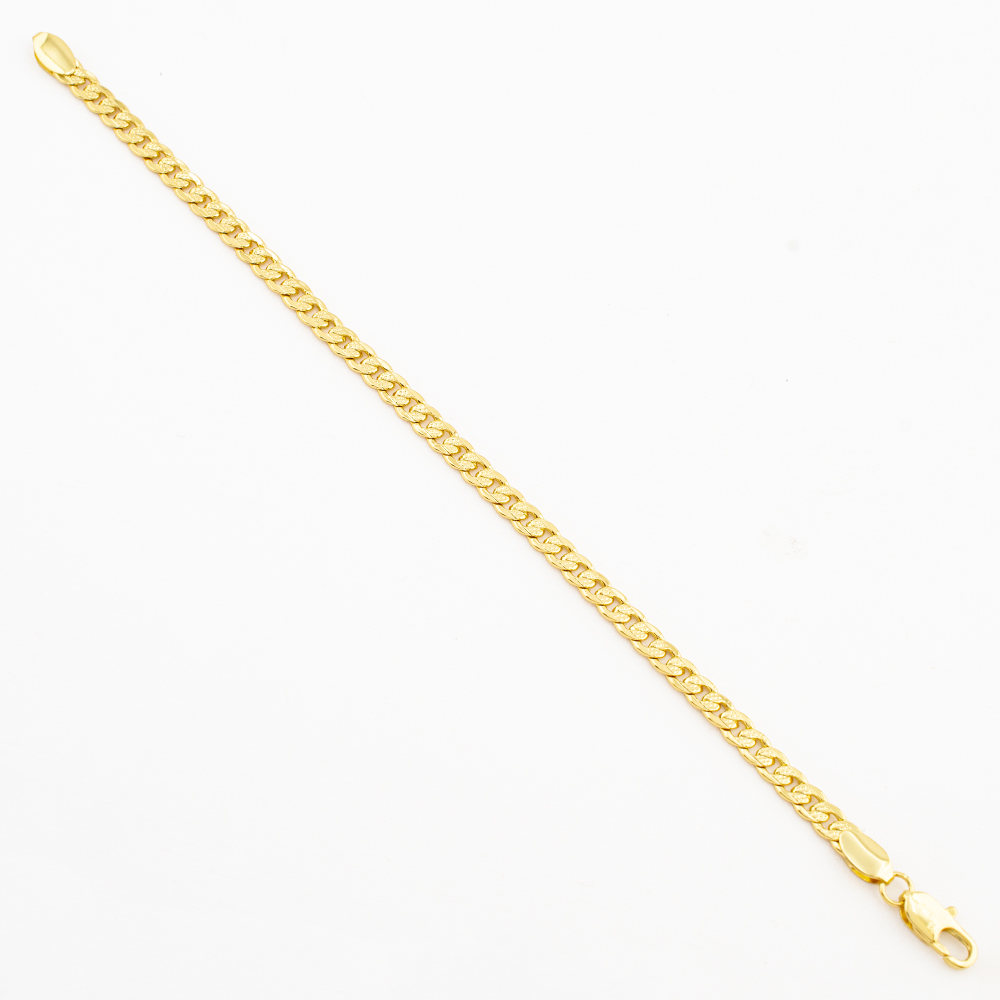 PULSERA CHAPA GOLDEN CASTING