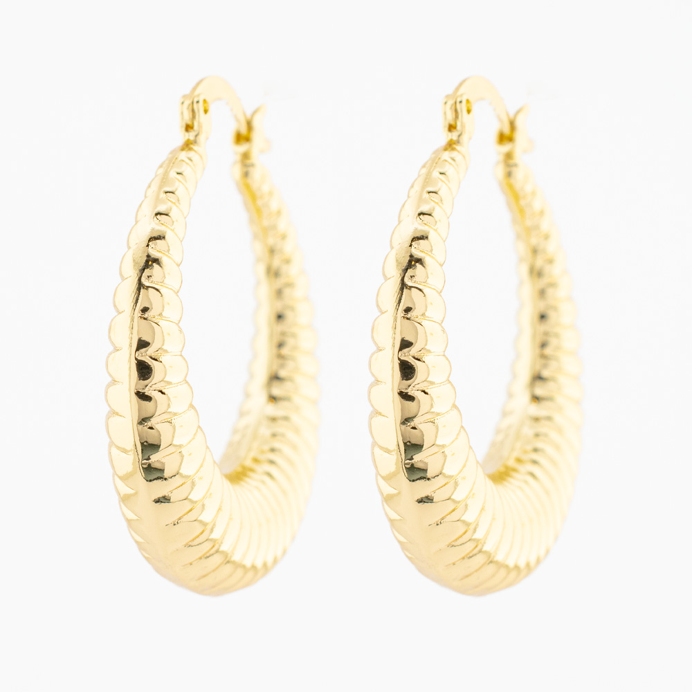 ARRACADA CHAPA GOLDEN CASTING