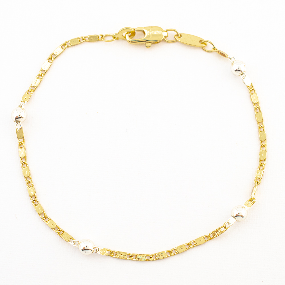 PULSERA BITONO GOLDEN CASTING
