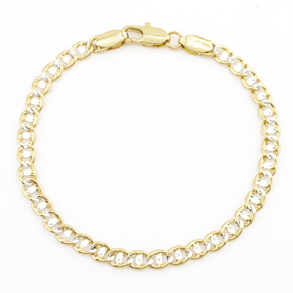 PULSERA BITONO GOLDEN CASTING