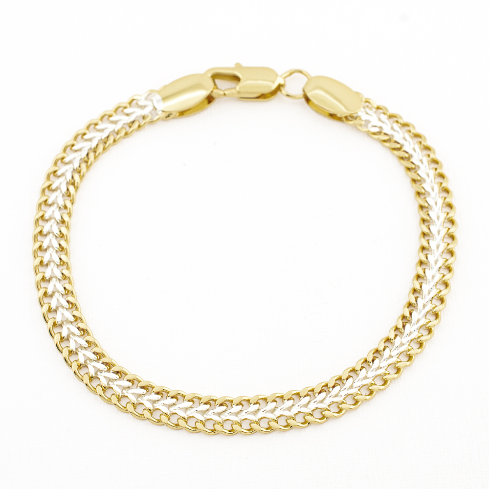 PULSERA BITONO GOLDEN CASTING