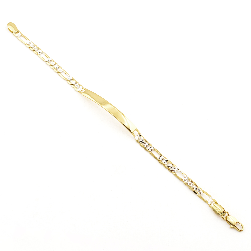 PULSERA CHAPA GOLDEN CASTING