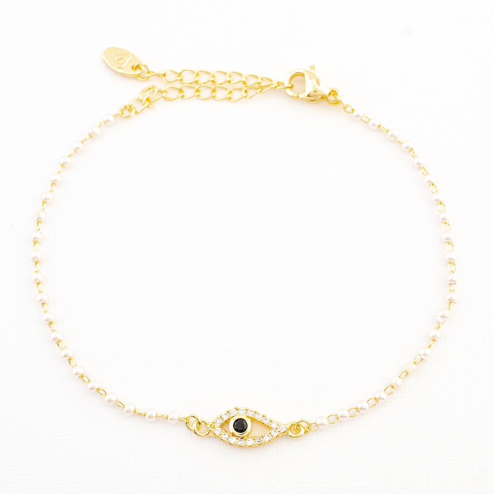 PULSERA CHAPA PEARLTIME