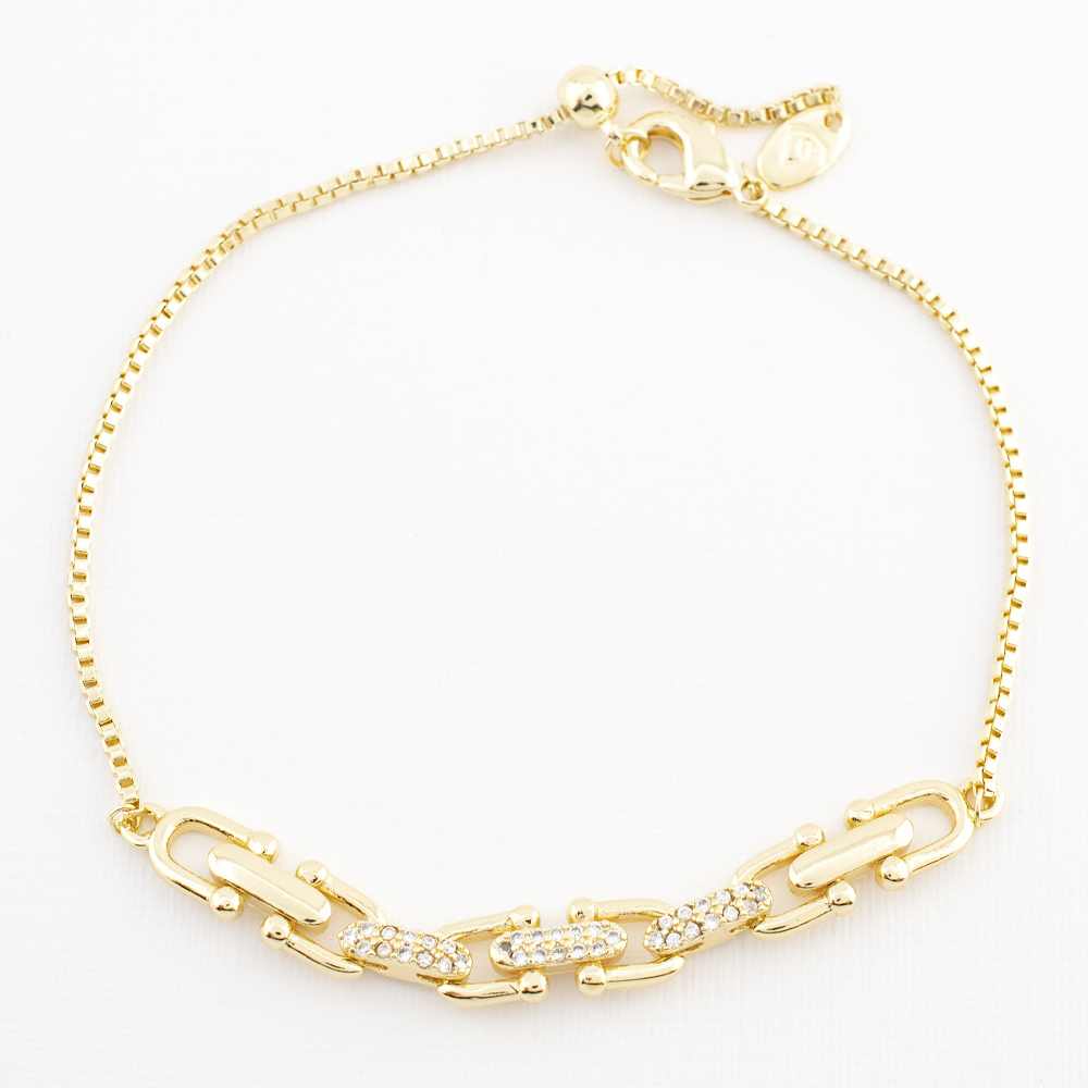 PULSERA CHAPA CRYSTIME