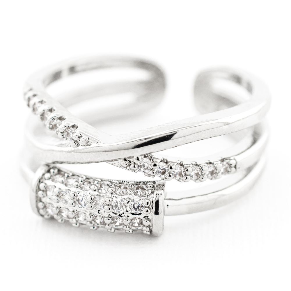 ANILLO  RODIO GOLDEN ROD