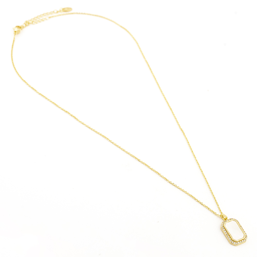 DIJE CHAPA GOLDEN STONE