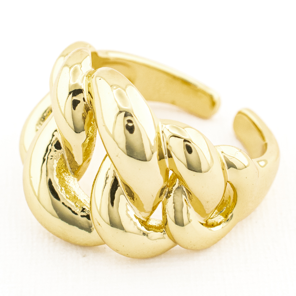 ANILLO  CHAPA GOLDEN CASTING