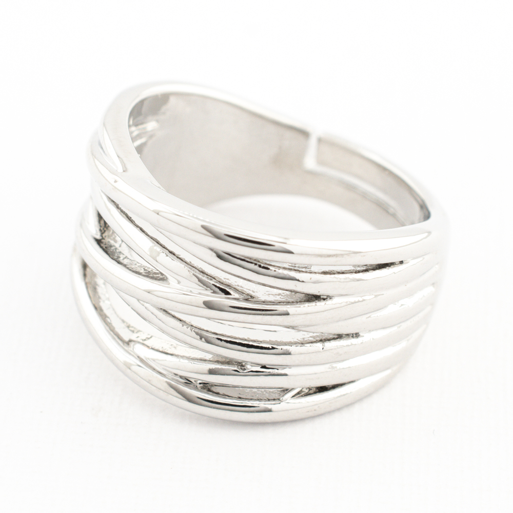 ANILLO  RODIO GOLDEN ROD
