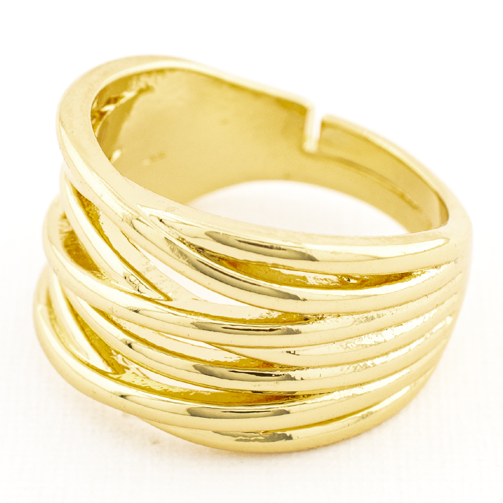 ANILLO  CHAPA GOLDEN CASTING