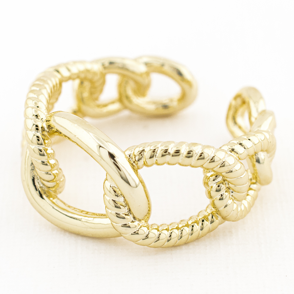 ANILLO  CHAPA GOLDEN CASTING