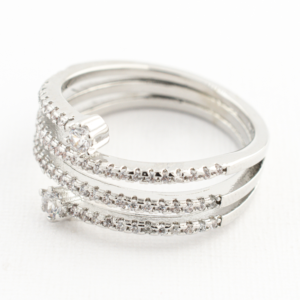ANILLO  RODIO GOLDEN ROD