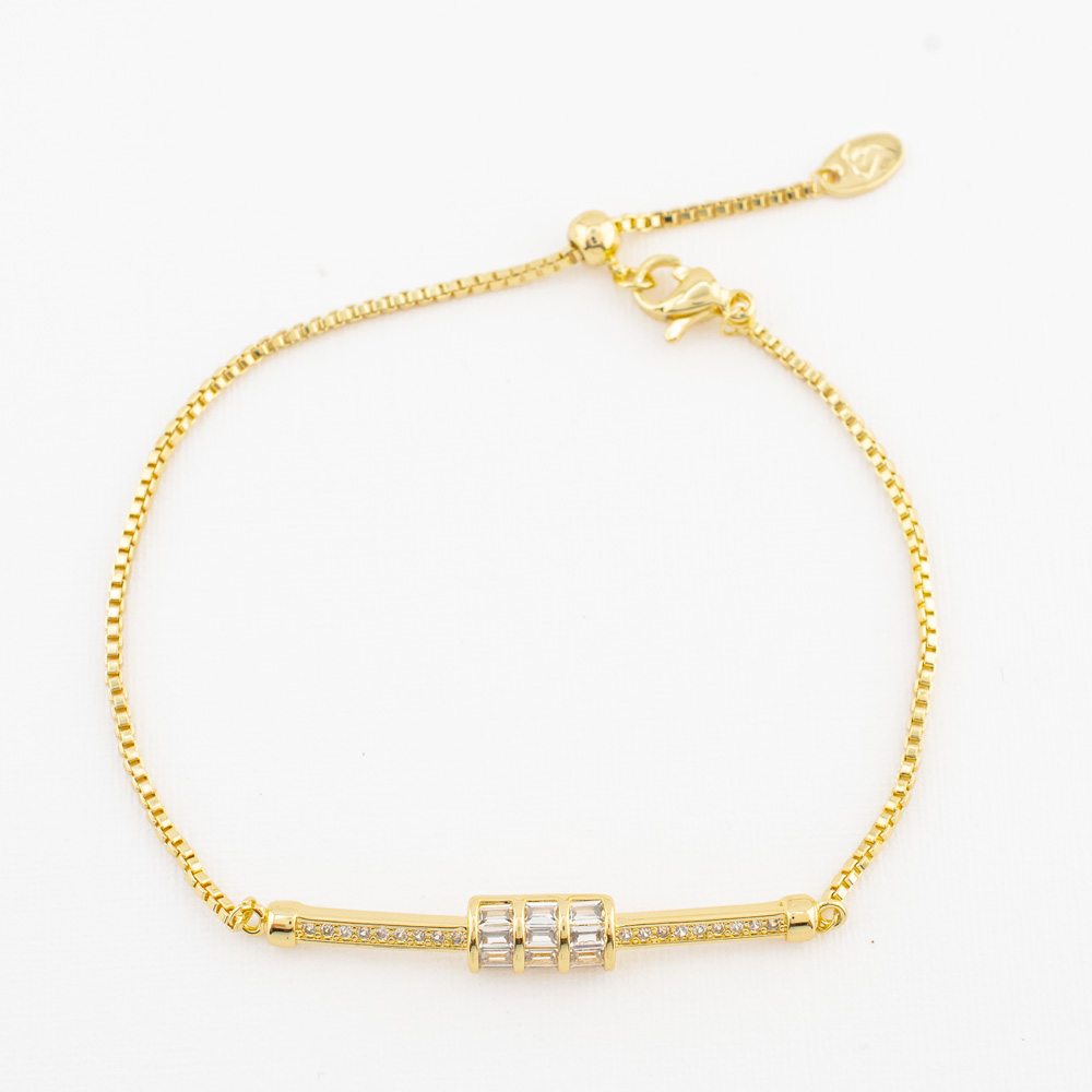 PULSERA CHAPA CRYSTIME