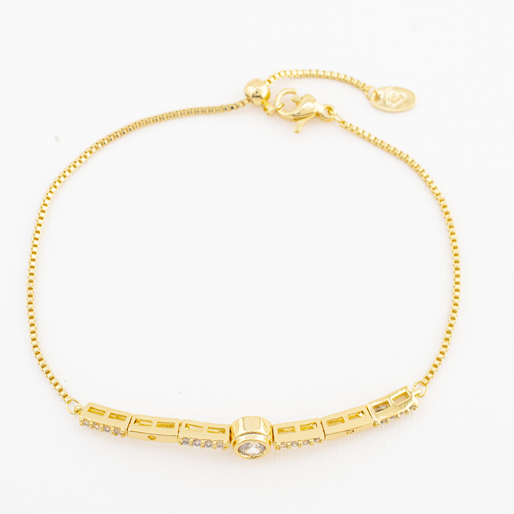 PULSERA CHAPA CRYSTIME
