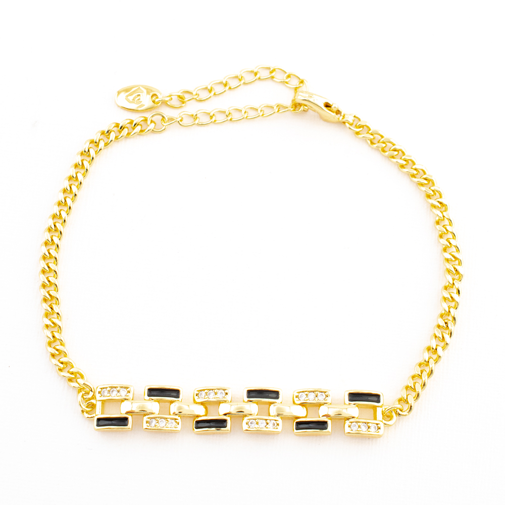 PULSERA CHAPA CRYSTIME