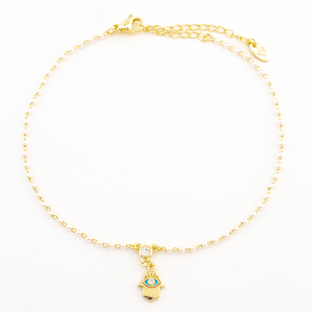PULSERA CHAPA PEARLTIME