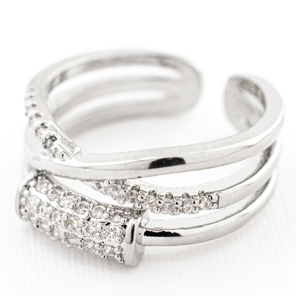 ANILLO  RODIO GOLDEN ROD