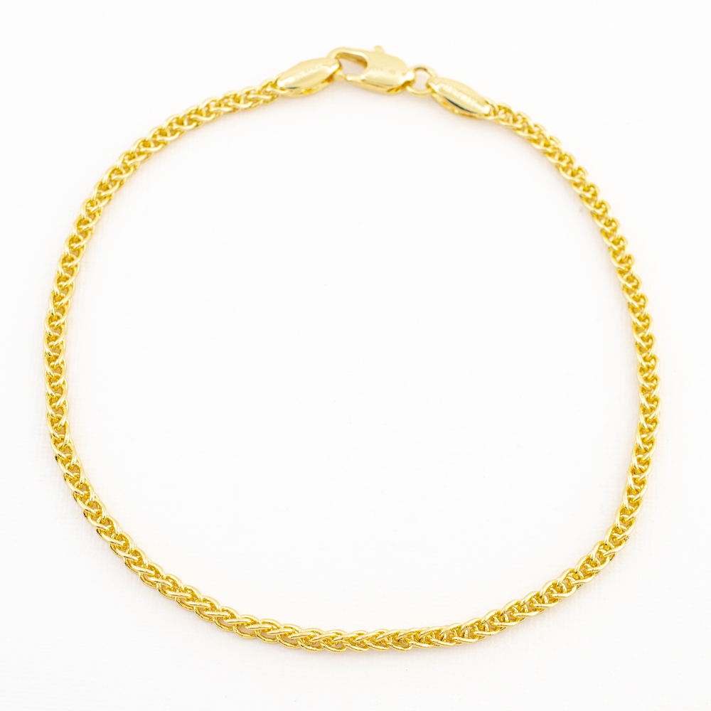 PULSERA CHAPA GOLDEN CASTING