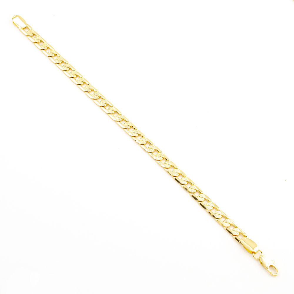 PULSERA CHAPA GOLDEN CASTING