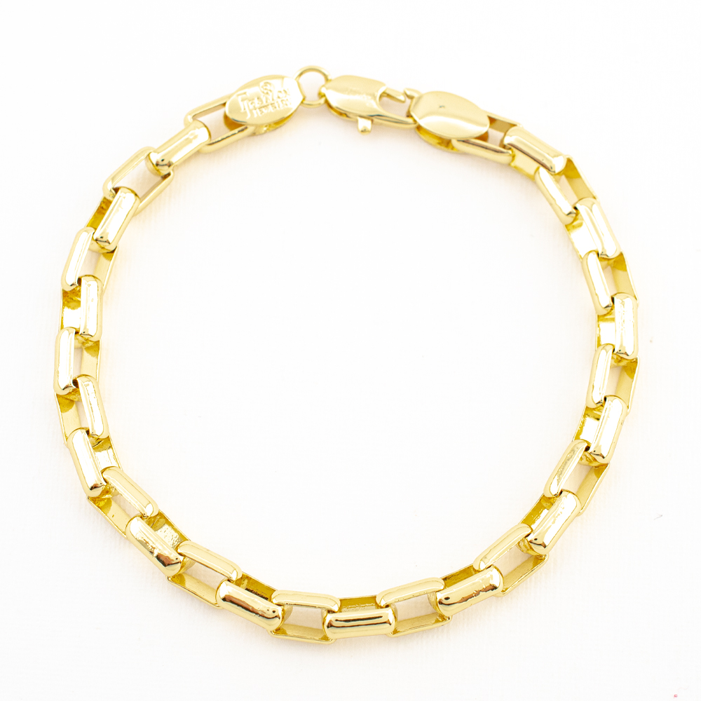 PULSERA CHAPA GOLDEN CASTING