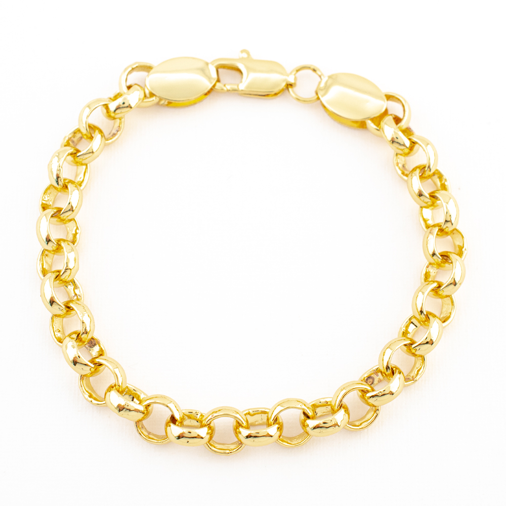 PULSERA CHAPA GOLDEN CASTING