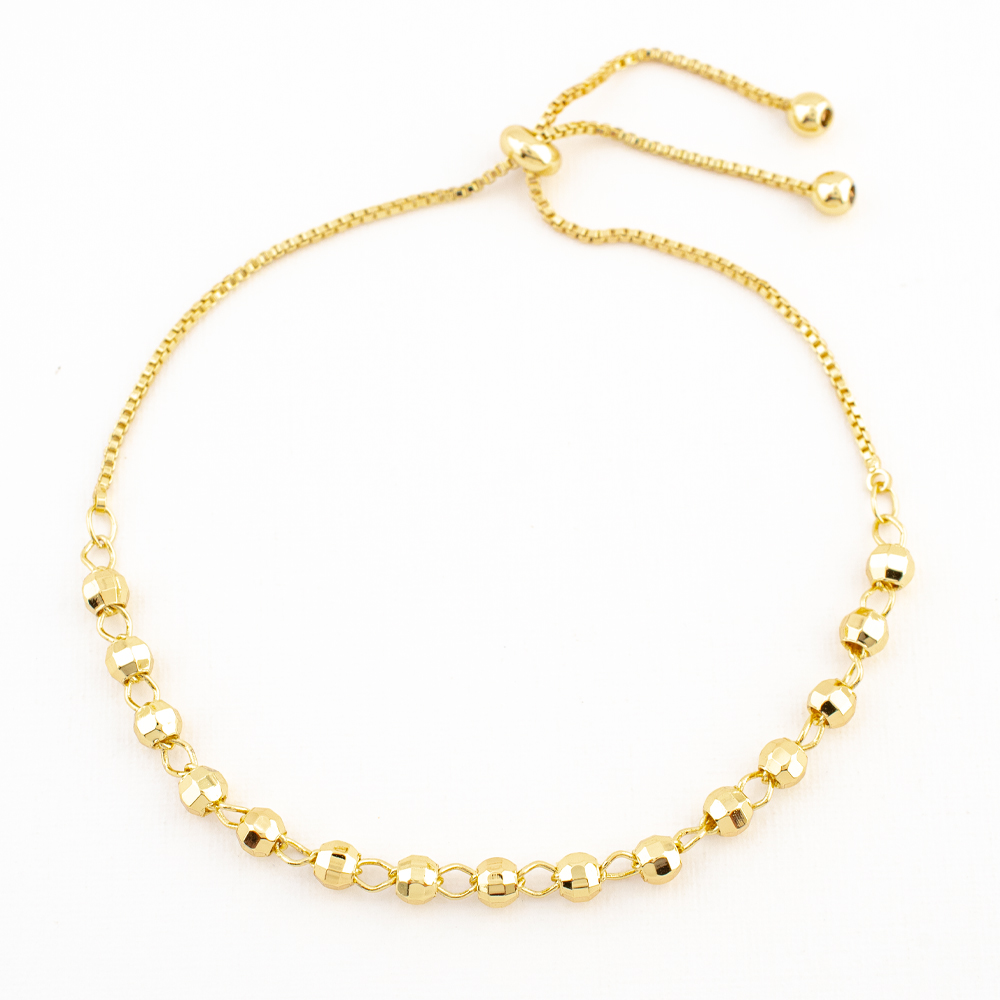 PULSERA CHAPA GOLDEN CASTING