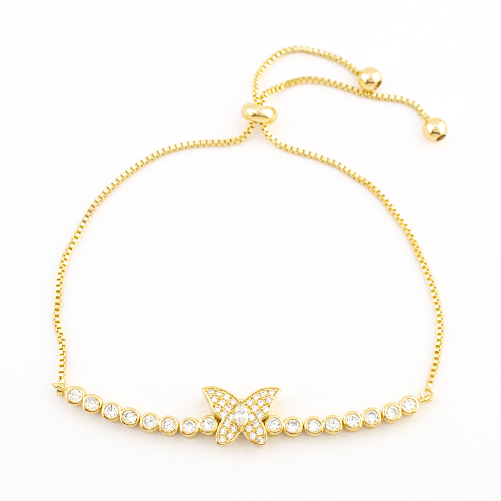 PULSERA CHAPA GOLDEN CASTING