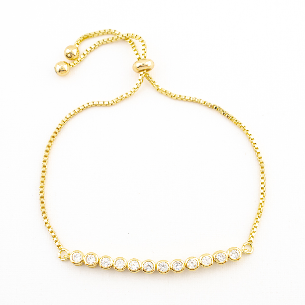 PULSERA CHAPA GOLDEN CASTING