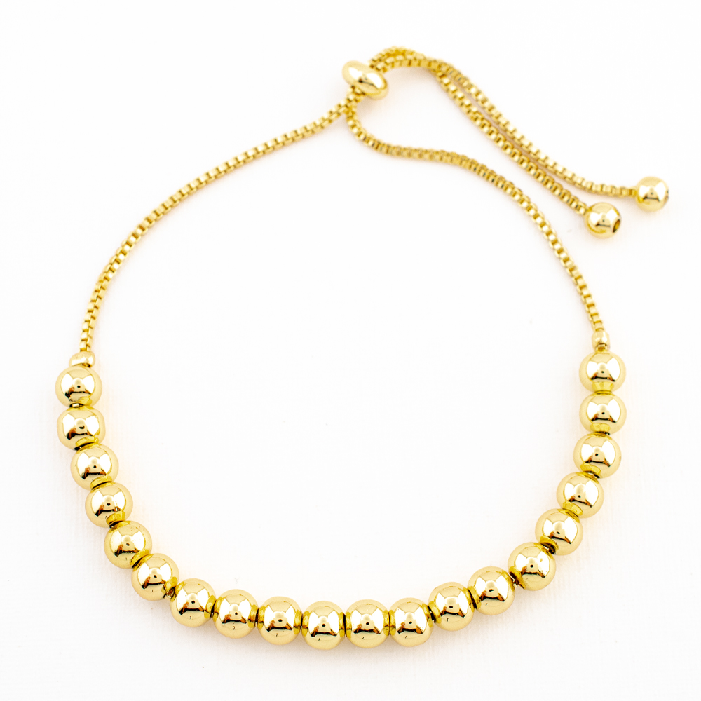 PULSERA CHAPA GOLDEN CASTING