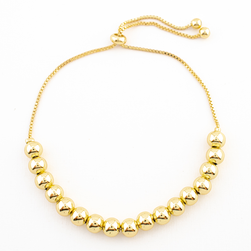 PULSERA CHAPA GOLDEN CASTING