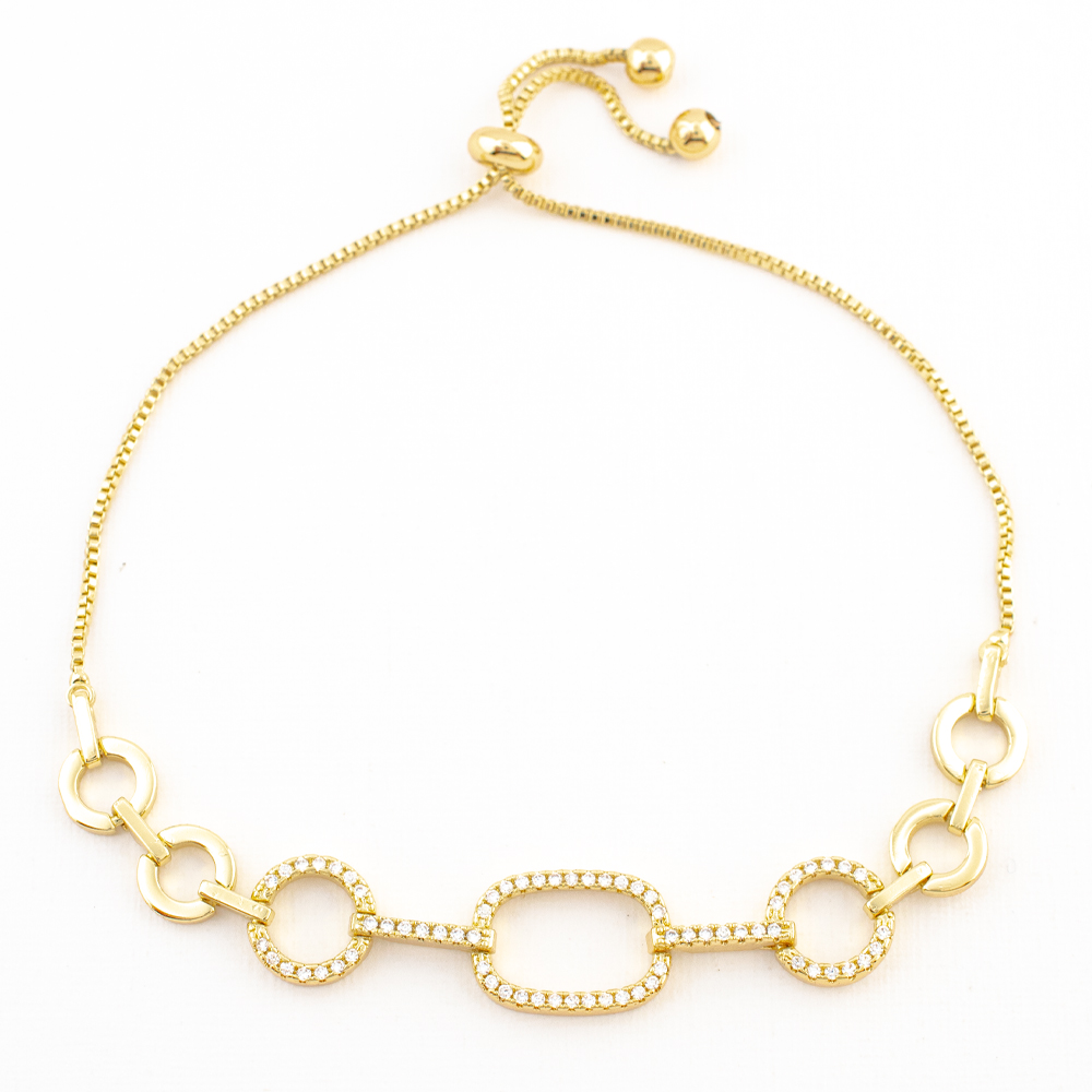 PULSERA CHAPA CRYSTIME