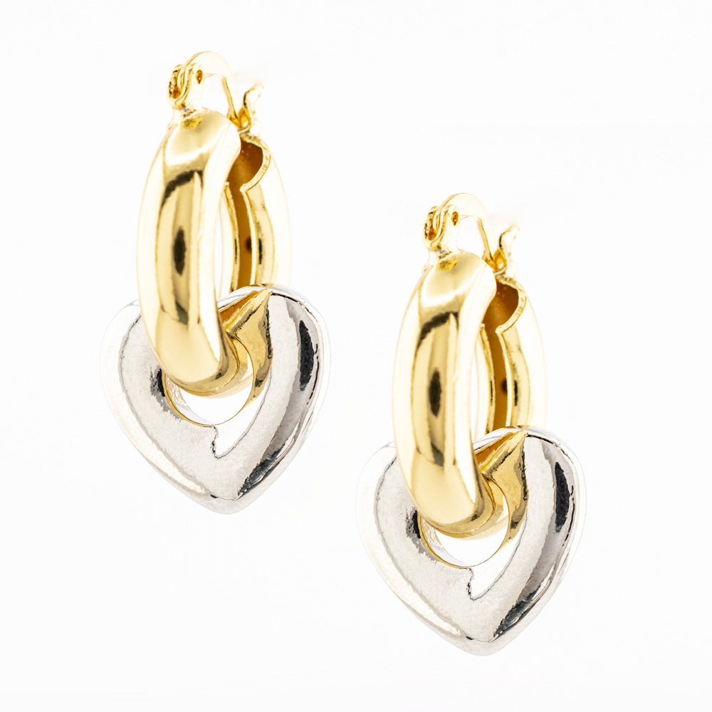 ARRACADA BITONO GOLDEN CASTING