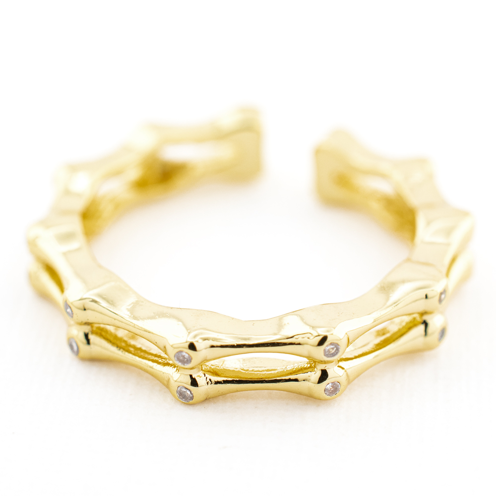ANILLO  CHAPA GOLDEN CASTING