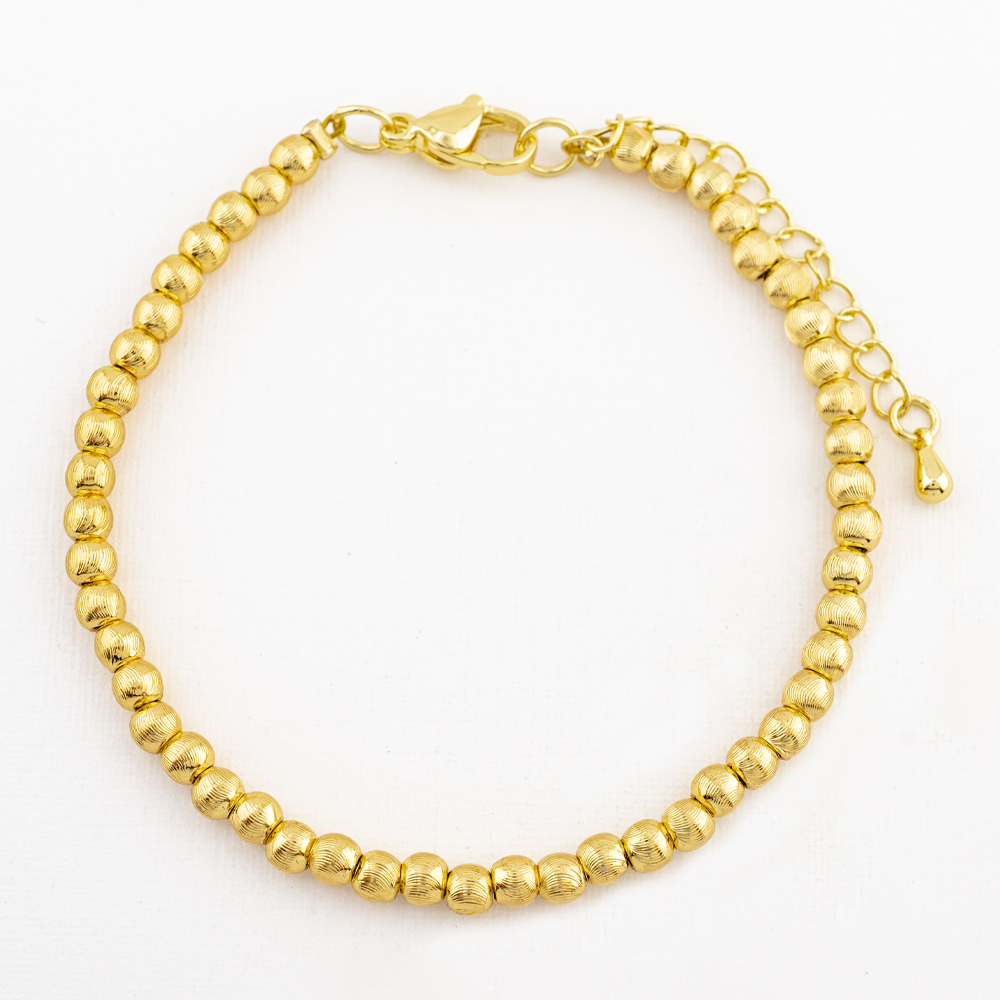 PULSERA CHAPA GOLDEN CASTING