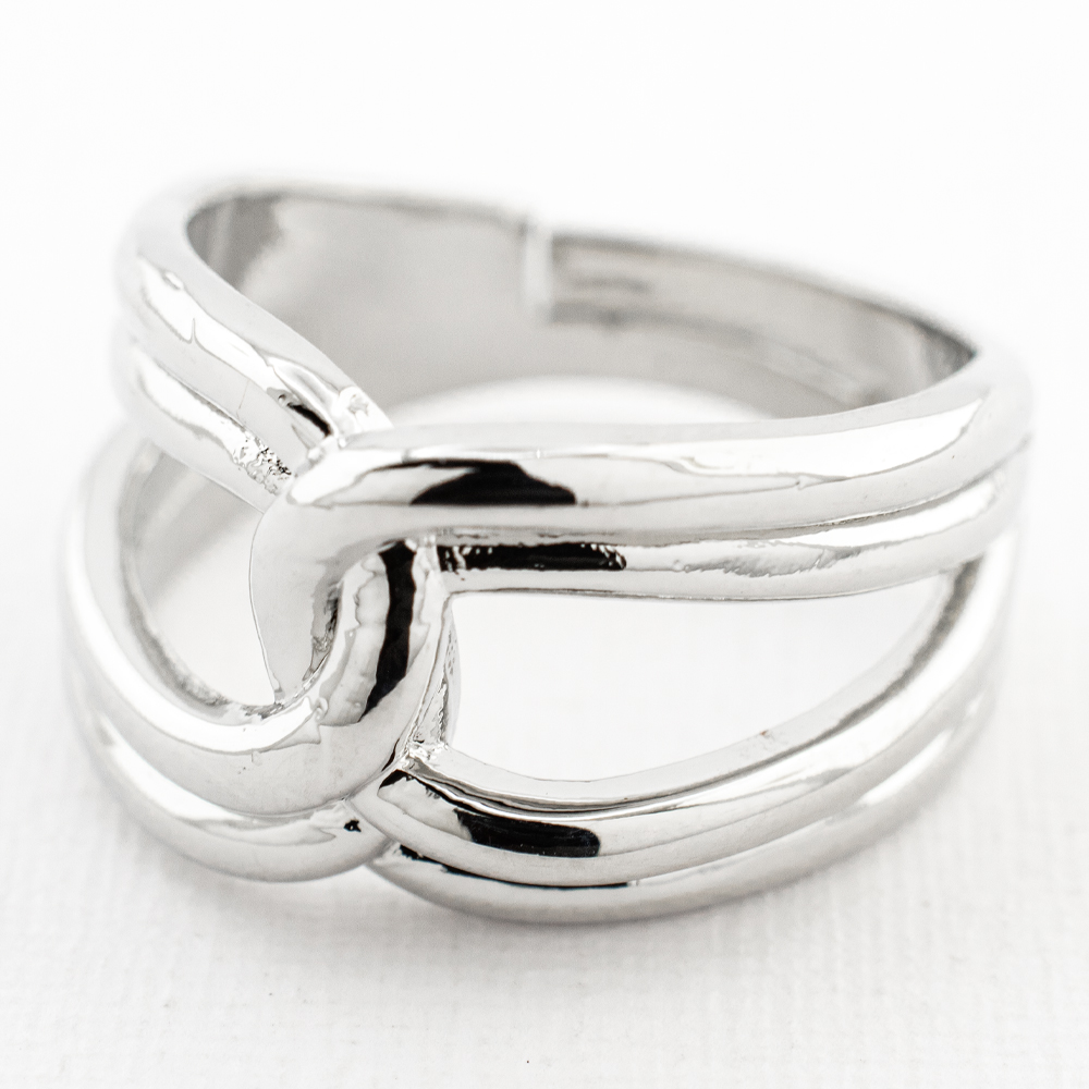 ANILLO  RODIO GOLDEN ROD