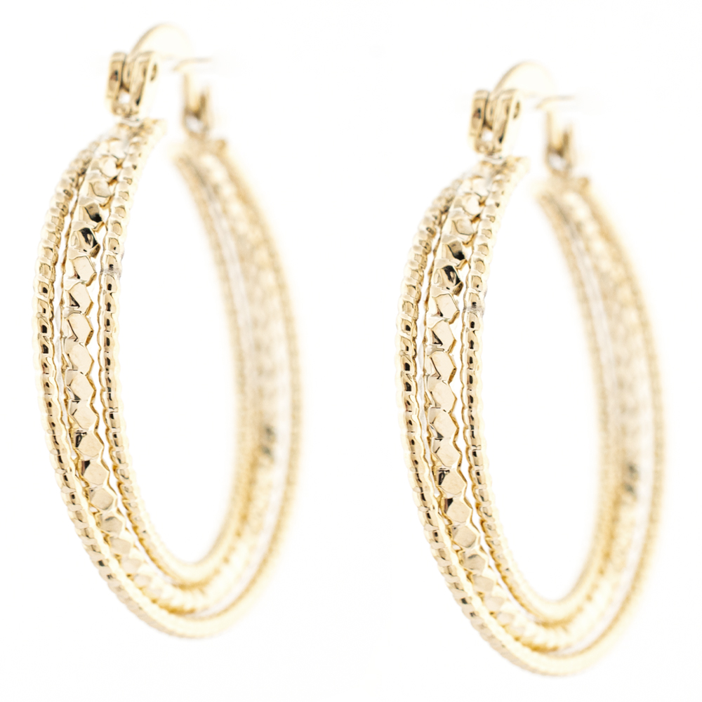 ARRACADA CHAPA GOLDEN CASTING