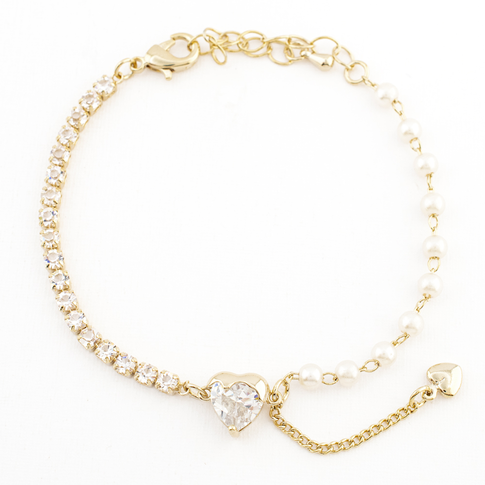PULSERA CHAPA PEARLTIME
