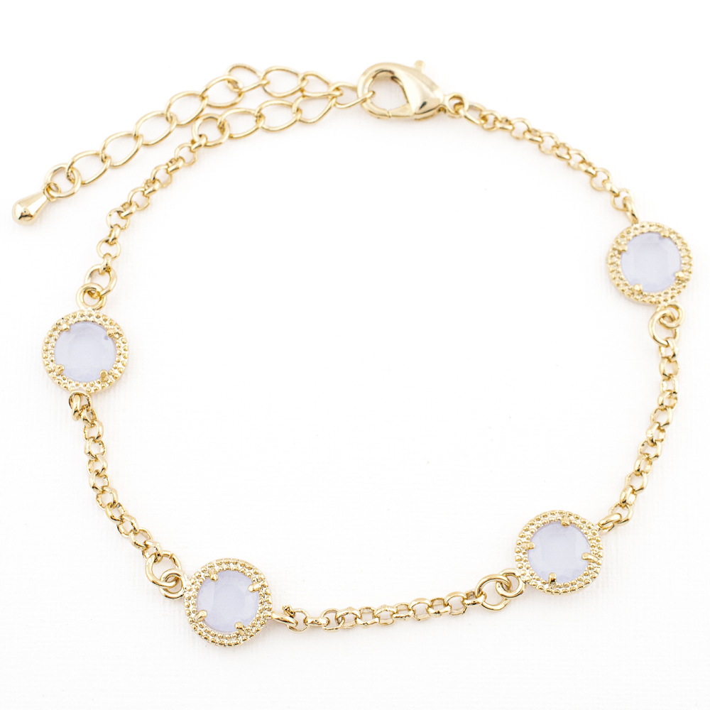 PULSERA CHAPA CRYSTIME