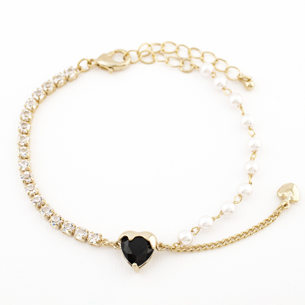 PULSERA CHAPA PEARLTIME