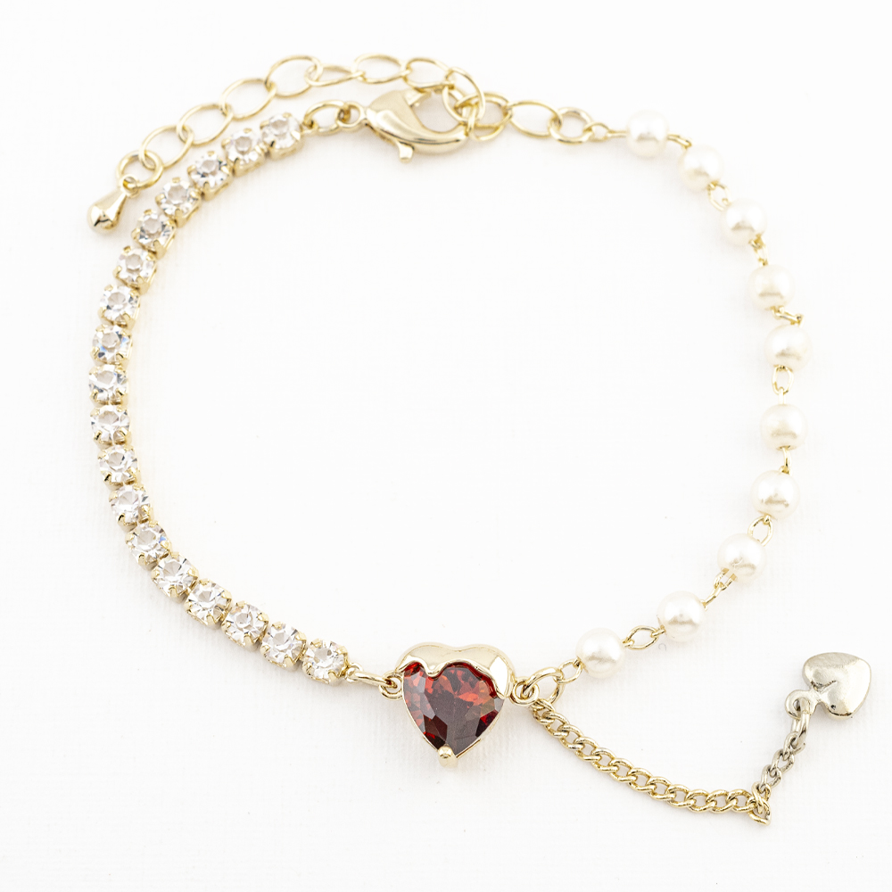 PULSERA CHAPA PEARLTIME