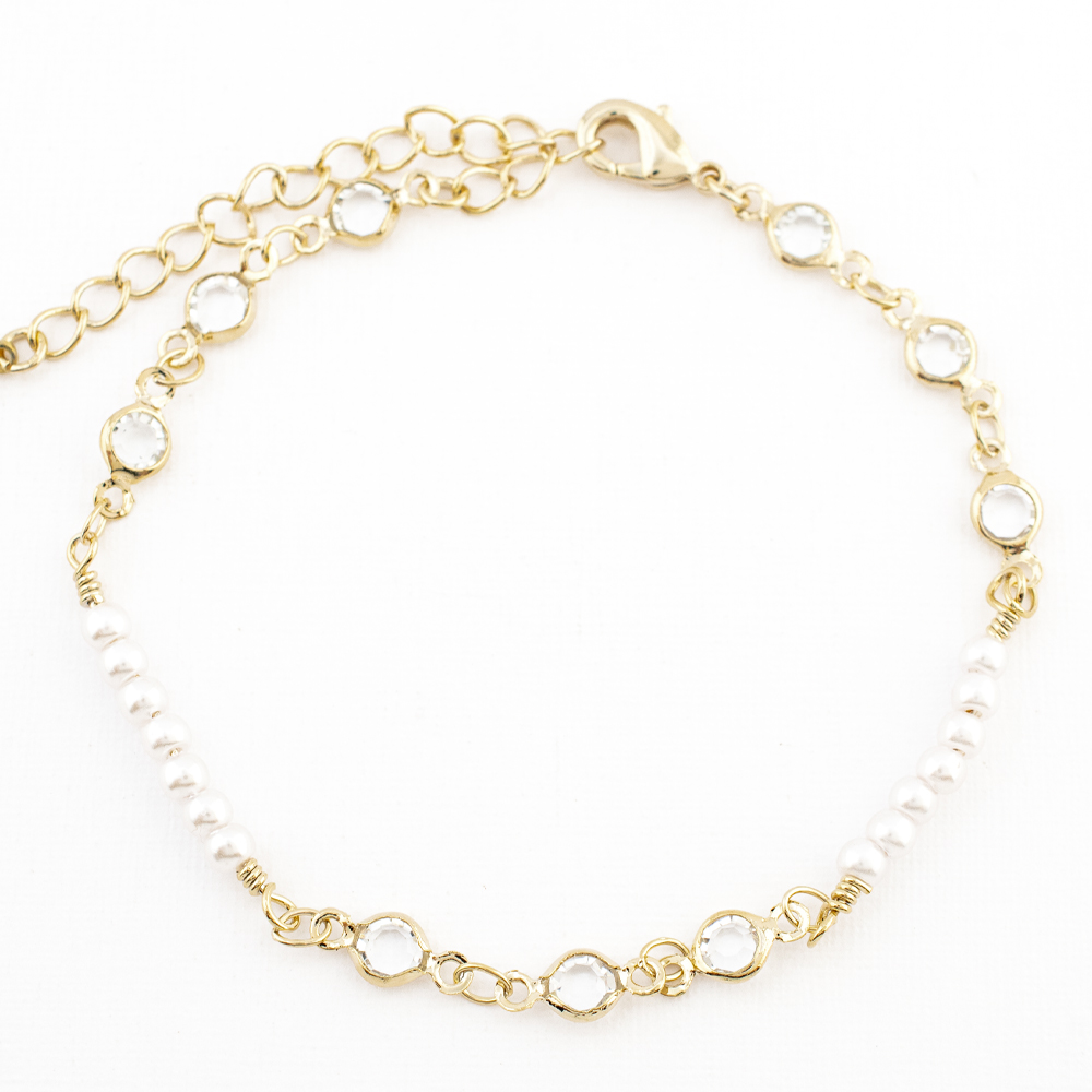 PULSERA CHAPA PEARLTIME