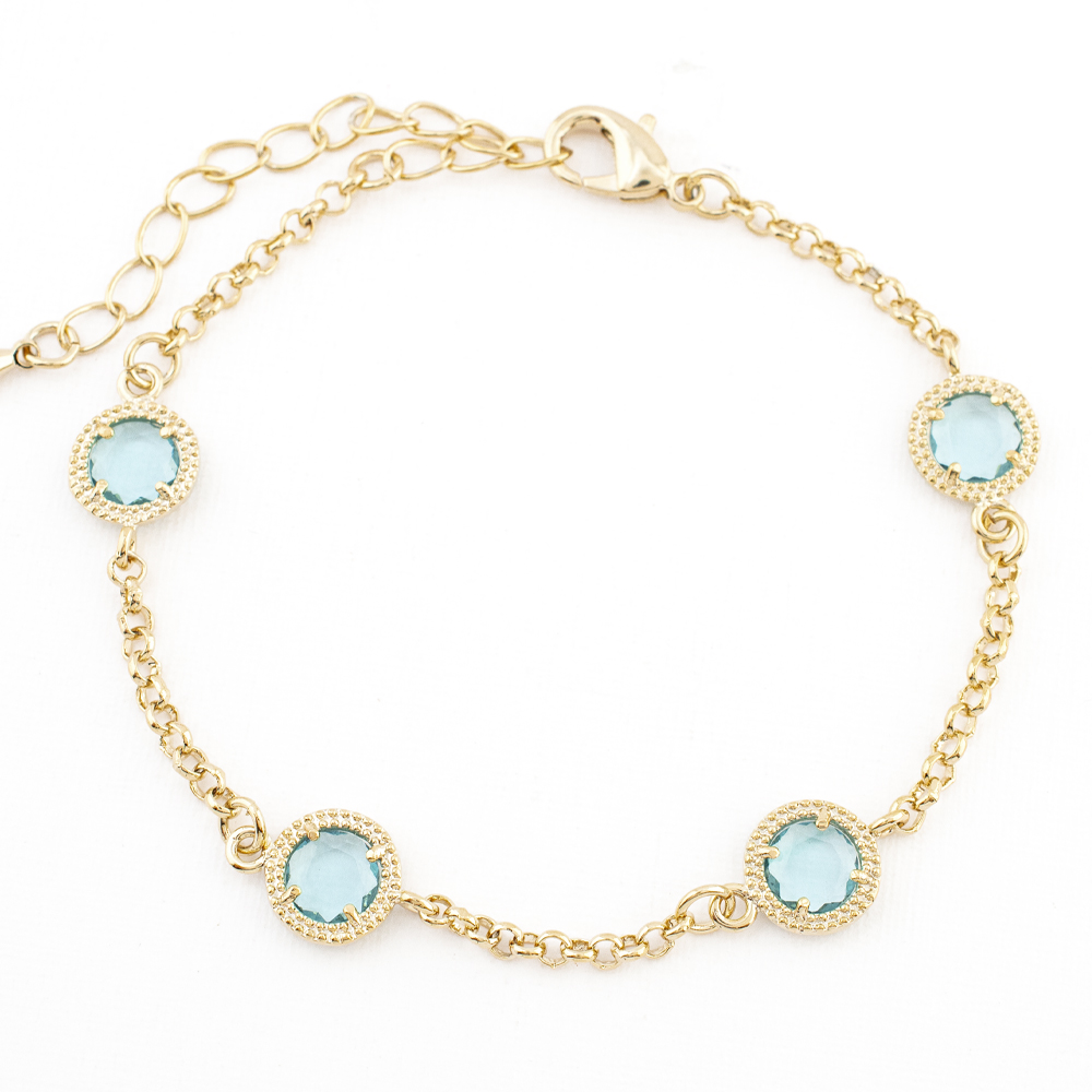 PULSERA CHAPA CRYSTIME