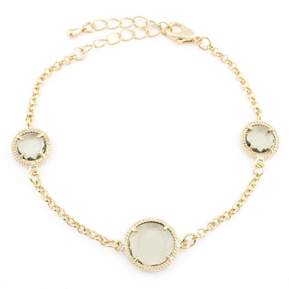 PULSERA CHAPA CRYSTIME